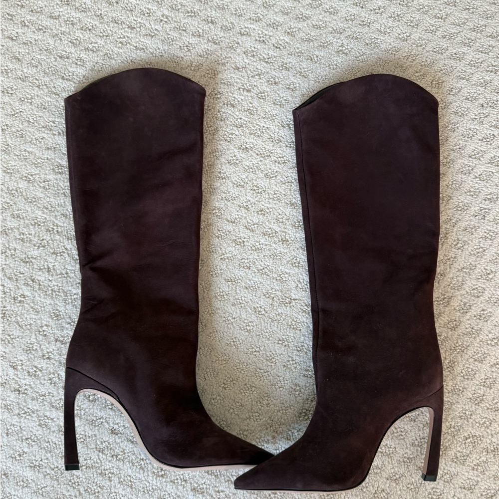 Chic Dark Brown Heeled Boots for Women